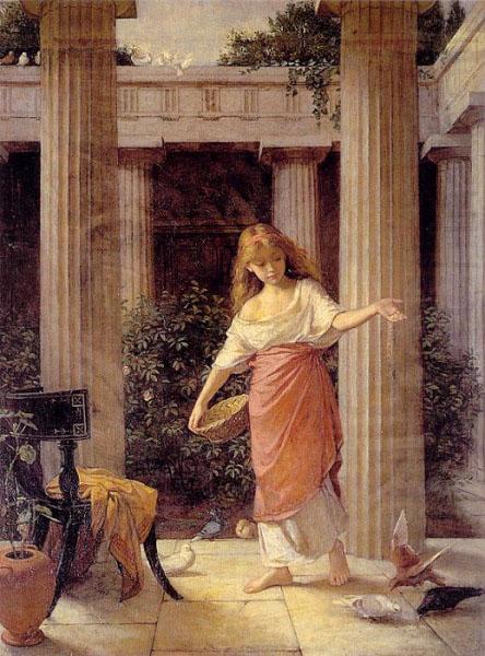 In the Peristyle, John William Waterhouse